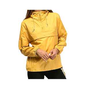 Anorak imperméable pour hommes grande taille veste de pluie de cyclisme pull coupe-vent imperméable quart fermeture éclair à capuche pluie vente en gros - Product Image 1