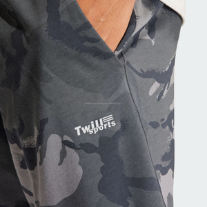 Shorts de sport camouflage pour hommes de qualité supérieure en gros, 100 % coton, pour fitness, course et gym, anti-plis, séchage rapide, respirants - Product Image 2