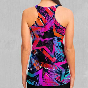 เสื้อกล้ามสตรีแบบสั่งทำพิเศษ ลายพิมพ์ซับลิเมชั่น พร้อมโลโก้ด้านหน้า ผ้าฝ้าย 100% ระบายอากาศได้ดี เป็นมิตรกับสิ่งแวดล้อม เหมาะสำหรับใส่ในช่วงฤดูร้อน - Product Image 3