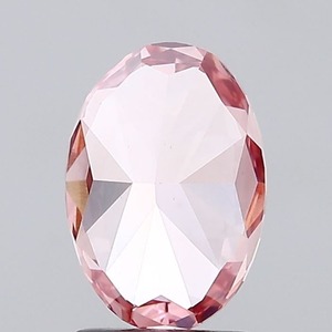2.23ct Fancy Vivid Pink Oval Cut Lab Grown Diamond IGI Certified VVS2 Calidad - Product Image 4