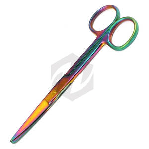 Ciseaux chirurgicaux droits, pointus ou émoussés, en acier inoxydable de haute qualité, multi-titane, instruments médicaux - Product Image 4