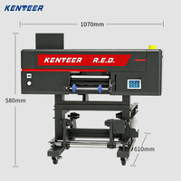 Imprimante DTF UV A3 automatique à 3 têtes Epson XP600, machine d'impression d'étiquettes en cristal, imprimante de transfert d'autocollants 3D pour bouteilles