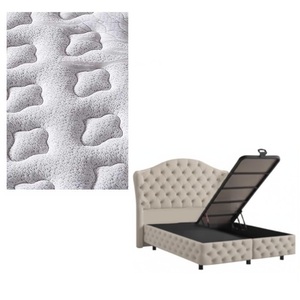 Ensemble de literie d'hôtel turc de haute qualité avec sommier hydraulique, design moderne, tête de lit rembourrée, ressorts Bonnel Hercules longue durée - Product Image 1