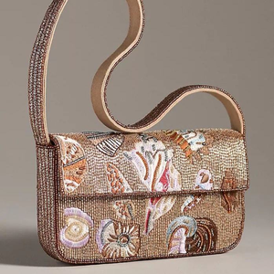 Sac à bandoulière perlé artistique de haute qualité pour femmes, style de mode unique avec des couleurs accrocheuses pour dames - Product Image 3
