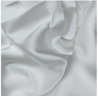 100% sutra murbei organik Satin Crepe Charmeuse 80 gram tenun polos dengan pewarna untuk anak laki-laki dan perempuan