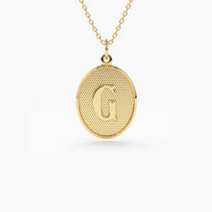 Customized Letter Diamond <b>Necklace</b> 18K Gold Personalized Jewelry G Pendant Women Single Initial Elegant Classic Tennis Chain - Product Image 1