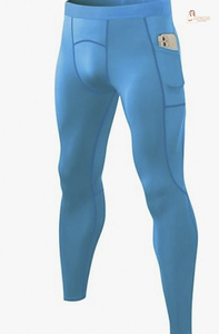 Pantalones de compresión para hombre Leggings Dry Cool Sports Baselayer Running Workout Active Gym - Product Image 2