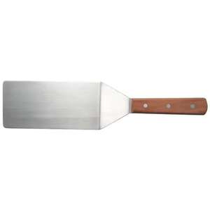 Spatule de serveur de gâteau élégante poignée en bois argenté serveur de gâteau utilisation de cuisson en bois Cuillère de service à gâteau en métal avec poignée - Product Image 4