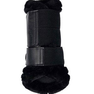Botas Vaqueras de Piel Sintética Negra Personalizadas OEM para Entrenamiento y Desfile, Impermeables, con Relieve, Color y Logotipo Personalizables - Product Image 3