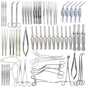 Pentax ชุดผ่าตัดหลอดเลือดใหญ่62ชิ้นเครื่องมือระดับมืออาชีพสำหรับกรรไกรตัดเล็บขั้นตอนหลอดเลือดสำหรับทารก - Product Image 4