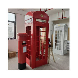 Décoration extérieure cabine téléphonique rose cabine téléphonique de mariage londres rouge - Product Image 1