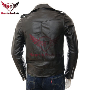 Veste en cuir satiné matelassé noir pour homme de qualité supérieure Manteau d'hiver de style High Street au design brillant avec style multi-poches - Product Image 4