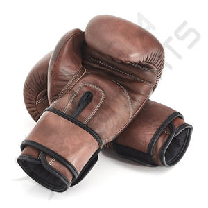 Guantes de boxeo de Cuero 100% Premium de alta calidad, ajuste personalizado para hombres/mujeres para artes marciales y entrenamiento físico - Product Image 4