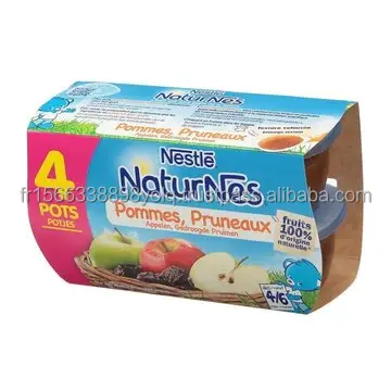 Nestle naturnes sinh học táo và chuối Jar thức ăn trẻ em