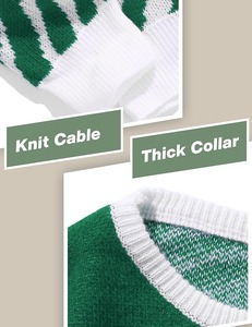 เสื้อสเวตเตอร์ถักนิตติ้งสำหรับทุกเพศ, เสื้อสเวตเตอร์กันรอยยับเข็มขัดปิดสตรีทแสนสบายเสื้อแบบย้อนยุคสำหรับฤดูหนาว - Product Image 4