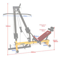 Máquina de Pedales Invertidos Multifuncional, Equipo Deportivo para Sentadillas Oblicuas, Entrenador de Músculos de Piernas, Silla de Fitness Aeróbico