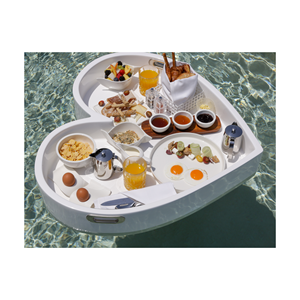 ตะกร้าหวายลอยน้ำสำหรับใส่เครื่องดื่มอาหารเช้า - Product Image 4