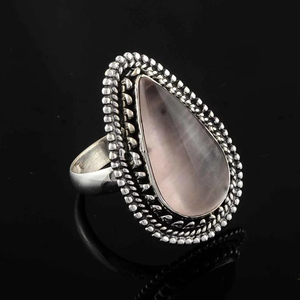 Anillo de Cuarzo Rosa, Plata de Ley 925, Gema Rosa, Joyería Delicada Hecha a Mano, Minimalista, Regalo para Mujer, Venta al por Mayor - Product Image 3