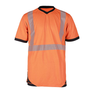 Camiseta de Alta Visibilidad para Hombre, Camiseta de Seguridad para Trabajo de Construcción, Reflectante, de Alta Visibilidad - Product Image 1