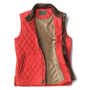 100% Polyester respirant gilet bouffant hommes personnaliser couleur réfléchissante col montant sans manches vestes bouffantes - Product Image 4