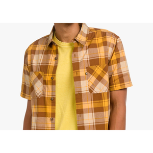 Camicia floreale gialla da uomo Junk Food Murdock 100% cotone flanella con colletto rialzato traspirante taglia XX-Large (6XL) - Product Image 2