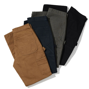 Pantalon chino en gabardine de coton extensible long pour homme, sur mesure, de haute qualité, vente en gros - Product Image 4