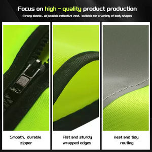 Personalizado Multi-Bolsillo Hi Vis Reflectante Seguridad impermeable de secado rápido gran variedad Ropa Sin mangas Chaqueta DE SEGURIDAD Chaleco - Product Image 3