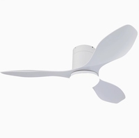 Chine vente directe ABS plastique DC moteur LED 3 lames 42 pouces télécommande fréquence Conversion ventilateur de plafond
