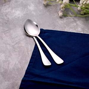 <b>Set</b> of 2 Velvet Shine <b>Silver</b> Measuring <b>Tea</b> Spoons - Product Image 4