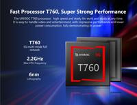Profesional 11,97 pulgadas 515g con sistema Android 14 Unisoc T760 procesador Thin Light Tablet PC para negocios de juegos educativos