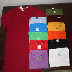 OEM Latest Solid drop shoulder short sleeve Cotton Polyester Loose Fit Custom T shirt oversized t-shirt custom t-shirt - Product Image 6