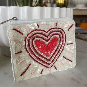 Monedero Unisex Vintage con Cremallera y Cuentas de Colores Hechas a Mano, Estilo Moderno para Fiestas, Viajes y Uso Diario - Product Image 1