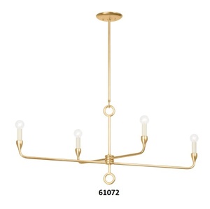 Candelabro de iluminación Interior de Metal negro, lámpara colgante de diseño moderno, candelabro de Metal, uso de aspecto moderno para decoración de comedor - Product Image 4