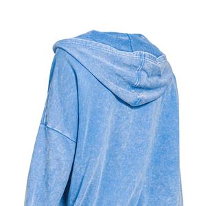100% algodón hecho impreso mujeres ácido lavado Sudadera con capucha personalizado Slim Fit mujeres ácido lavado con capucha con múltiples bolsillos diseño 2026 - Product Image 5