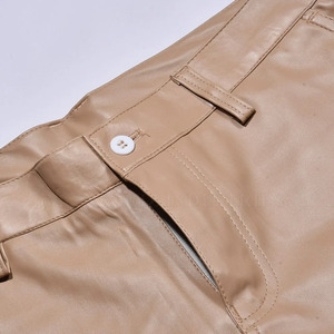Meilleures ventes de shorts en cuir de haute qualité Vêtements d'entraînement Usage décontracté Shorts en cuir Offre Spéciale à vendre - Product Image 5