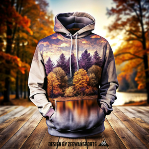 New Street Style Sublimated Unisex Sudadera con capucha y sudadera de alta calidad 100% algodón transpirable y cómodo - Product Image 6