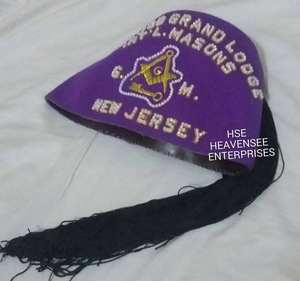 Régalia maçonnique personnalisée, fez de Shriners - Product Image 1