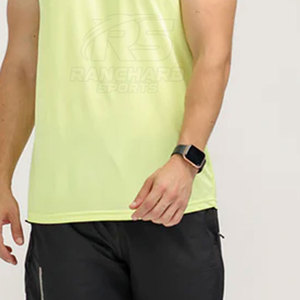 Débardeur d'entraînement en coton pour homme, chemise de sport pour homme, débardeur musculaire élégant sans manches pour l'été, débardeur en coton athlétique pour homme - Product Image 6