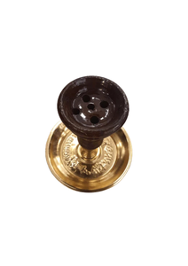 Chicha compacte authentique Khalil Maamoon 64 cm - Ensemble de chicha égyptienne lourde de 3,95 kg avec un corps de 1,6 kg - Product Image 2