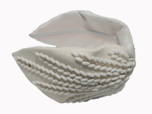 Handmade Embroidered Flower <b>Headbands</b> for Wide White Color <b>Beaded</b> Stylish Hair Hoop Fashion Hairband Girls and Women - Product Image 4