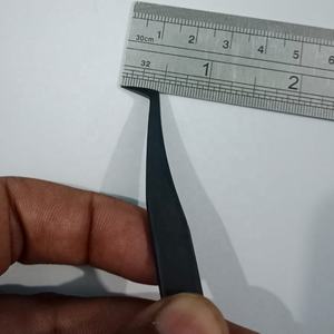 แหนบต่อขนตาสแตนเลสแบบมืออาชีพตามสั่งโลโก้ได้90องศาปลายโค้งมนบรรจุภัณฑ์จำนวนมากจำนวนมาก - Product Image 6