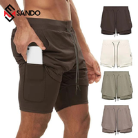 Pantalones Cortos Deportivos Personalizados con Logotipo para Hombre y Mujer, Ecológicos, de Algodón, Poliéster y Elastano, Suaves, con Patrón Sólido, Cintura Elástica Informal