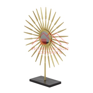 Escultura de mesa para mesa superventas, escultura de mesa moderna para decoraciones del hogar, espejo Sunburst de diseño clásico 2022 - Product Image 3