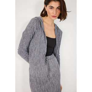 Cárdigan con Capucha y Cremallera - Product Image 1