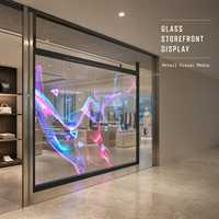 Module de panneau LED transparent, écran d'affichage fin, pas de pixel personnalisable pour mur d'affichage intérieur