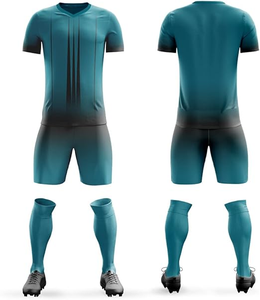 Conjunto de uniforme de fútbol para hombres y mujeres, pantalones cortos de Jersey personalizados con número de nombre, servicio OEM disponible para chándal de equipo - Product Image 5