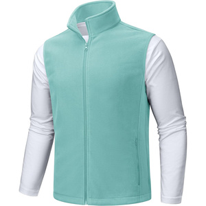 Chaleco polar personalizado para exteriores con logotipo estampado bordado chaqueta sin mangas de invierno ropa de moda proveedor OEM - Product Image 1