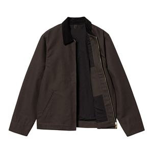 OEM Custom Men's Twill Cotton <b>Worker</b> <b>Jacket</b> with Zipper and Canvas Embroidery Decorated Spring Season Design for Man - Product Image 2