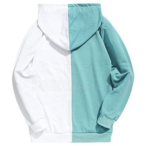 Nouveau sweat à capuche zippé en polaire uni pour homme – Blouson à fermeture éclair – Sweatshirts et sweats à capuche pour homme - Product Image 2