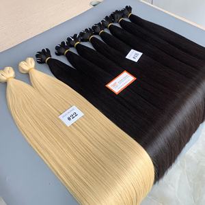ขายส่งผมต่อเวียดนามแบบ Double Machine Weft แท้ 100% รับผลิตแบบ OEM ODM สำหรับร้านเสริมสวยและร้านค้าปลีก - Product Image 4